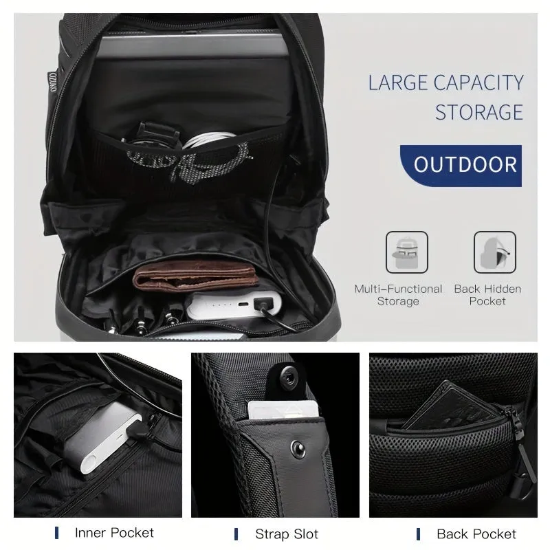 Finn | Anti-Theft Rechargeable Small Crossbody Bag