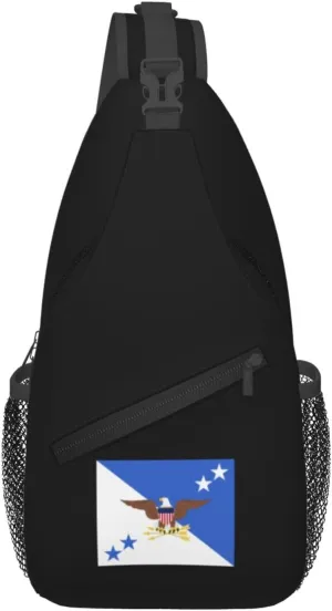 Flag of the Chairman of the U.S. Joint Chiefs of Staff Crossbody Bags For Women Men Chest Backpack Gym Shoulder Bag Travel Outdoor Sports Casual Crossbody Bags