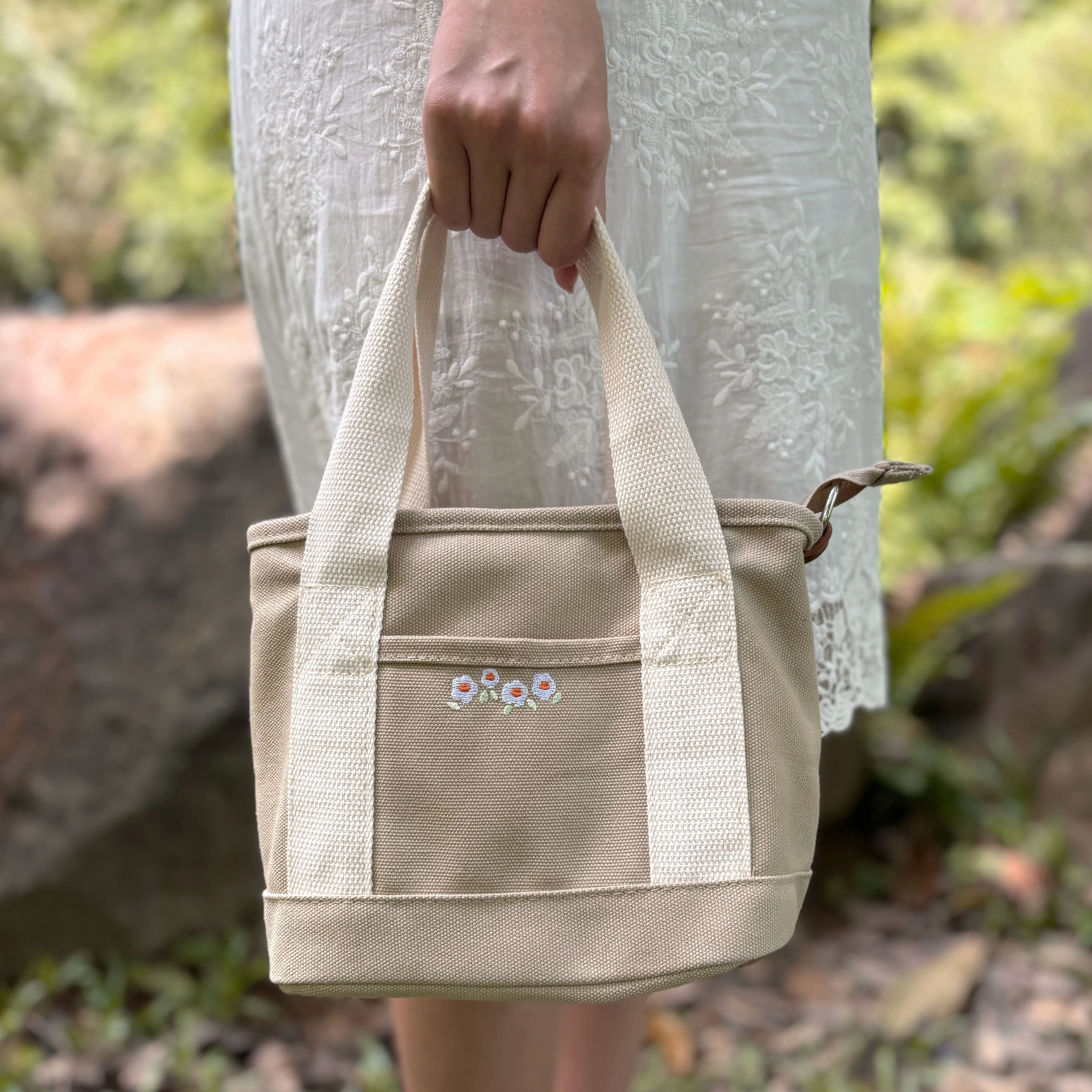 Florette Mini Multi-Pocket Tote