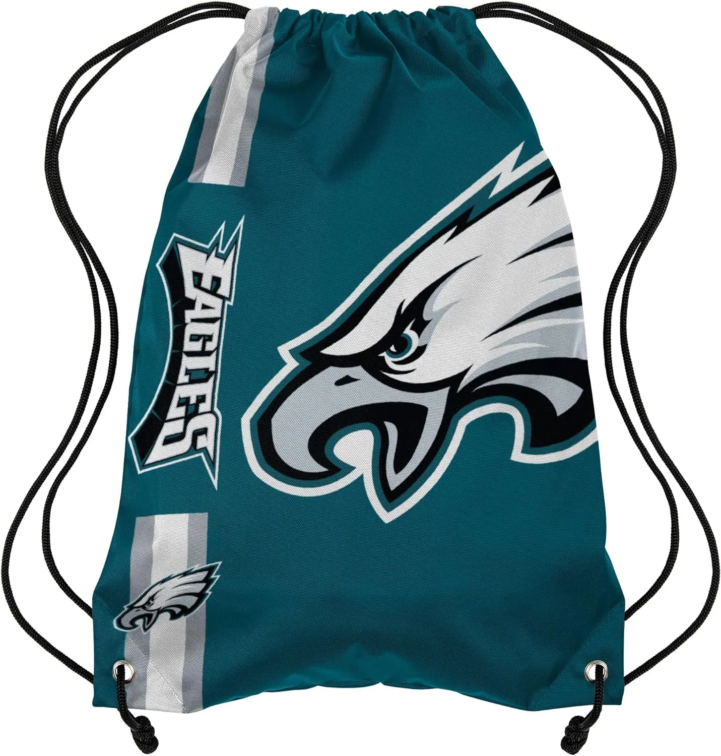 FOCO Philadelphia Eagles NFL Big Logo Drawstring Backpack