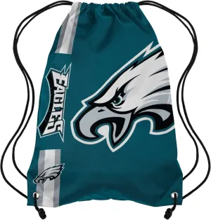 FOCO Philadelphia Eagles NFL Big Logo Drawstring Backpack