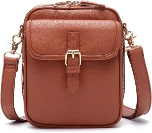 Forcipower Crossbody Bag, Urvashi Crossbody Bag for Women, Vintage Shoulder Handbag with Card Slots