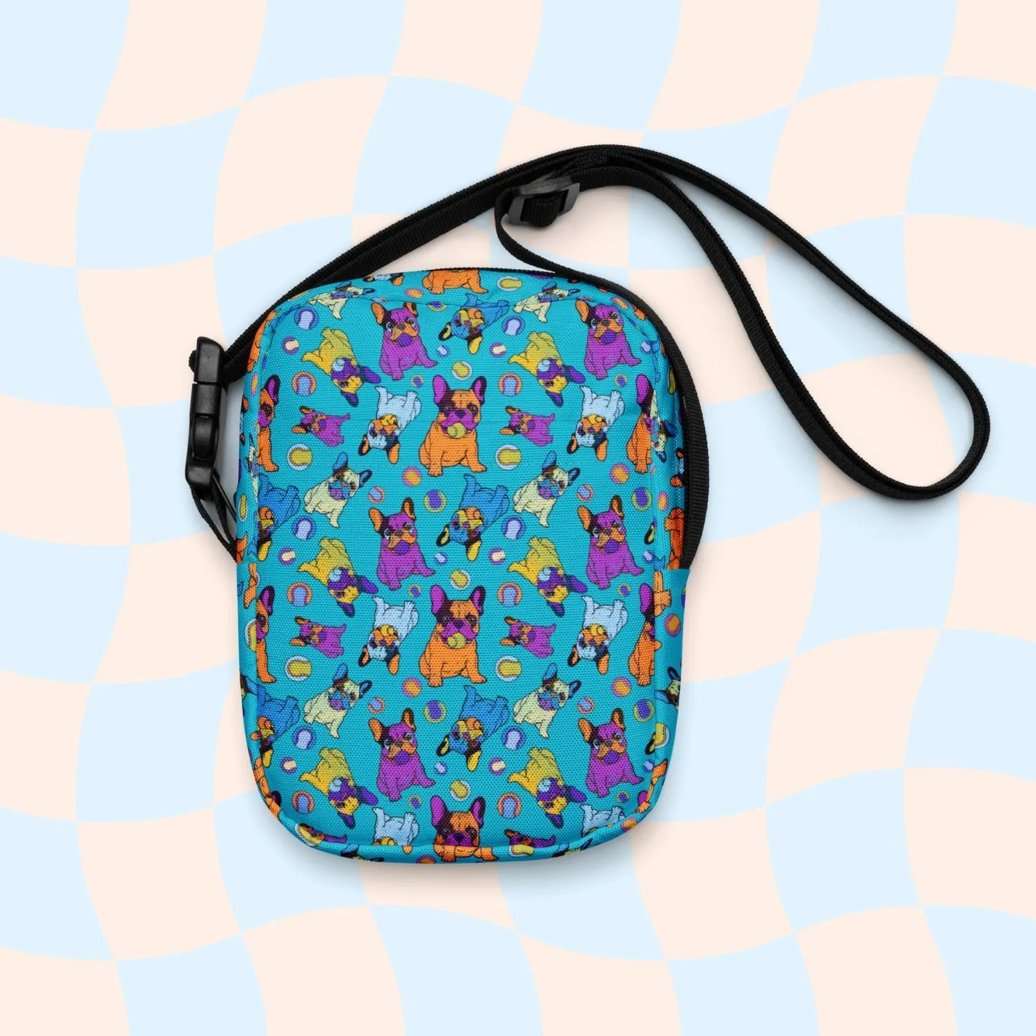 Frenchie Fetch, Set, Match Mini Crossbody bag