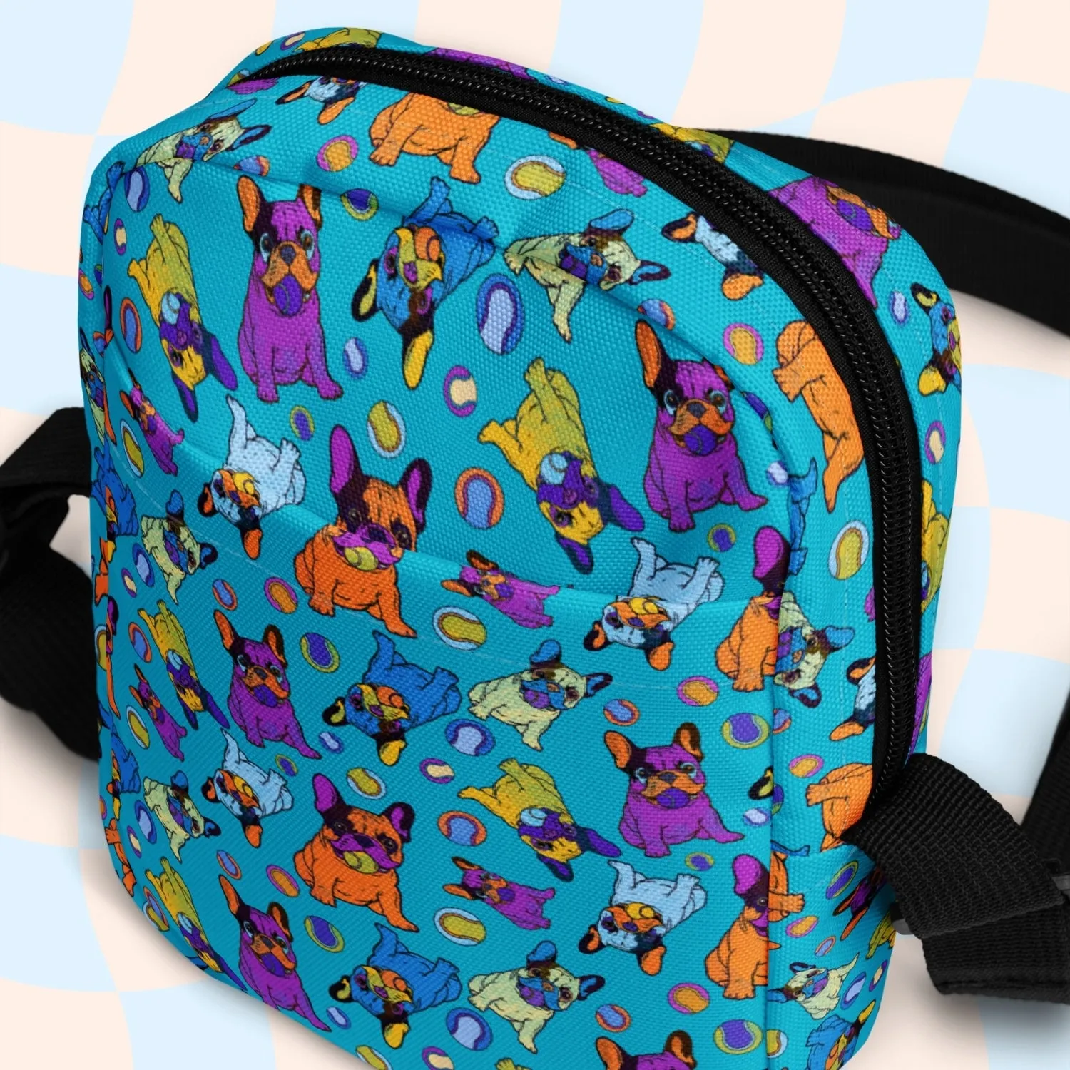 Frenchie Fetch, Set, Match Mini Crossbody bag