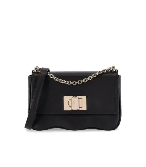 Furla 1927 Mini Wave Black Crossbody Bag