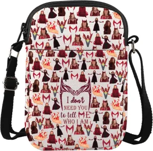 G2TUP Witch Queen Crossbody Bag Witch Movie Gifts I Don't Need You To Tell Me Who I Am Shoulder Bag To Grow Old In Gifts