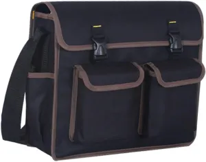 Gadpiparty Multi-Functional Electrician Tool Pouch Thick Oxford Fabric Large Storage Space for Home Repair Single Shoulder Design