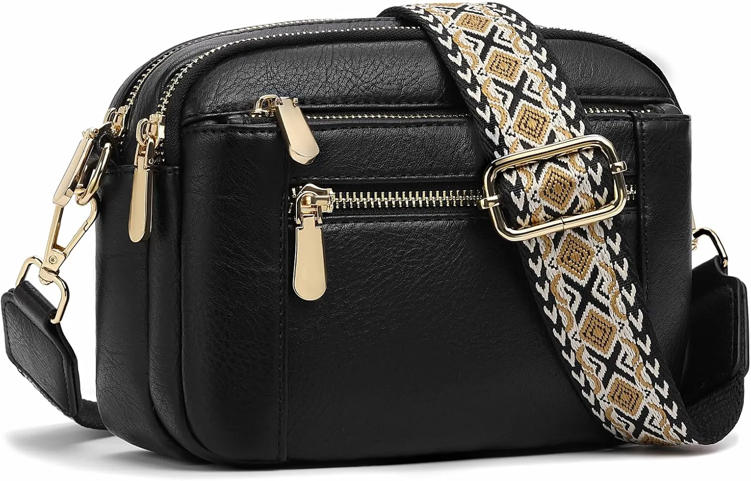 GAEKEAO Crossbody Purses for Women Small Crossbody Bags Vegan Leather Trendy Shoulder Handbags with Adjustable Shoulder Strap