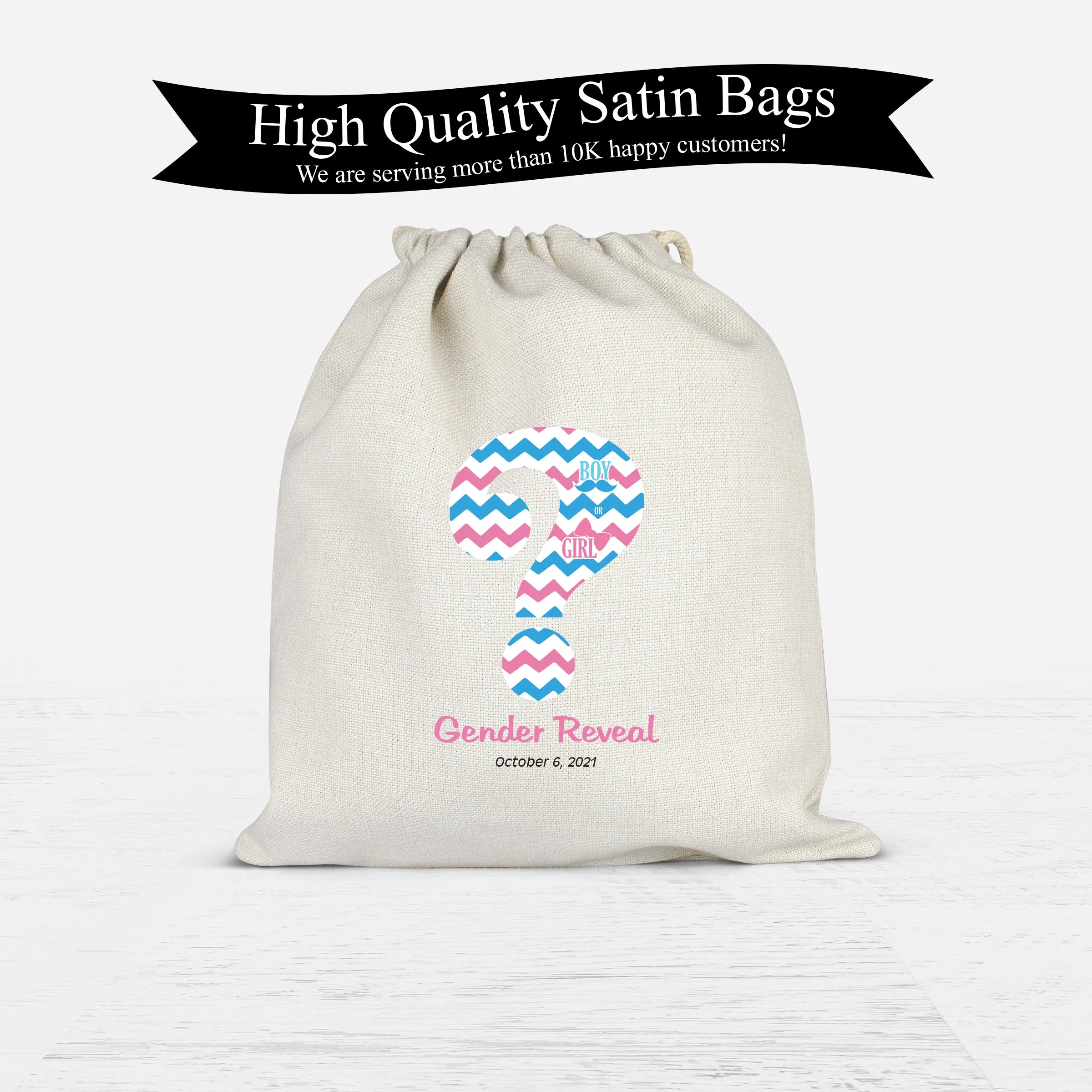Gender Reveal Party Favor Bag for Guest