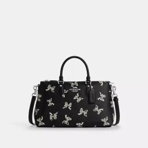 Georgia Stachel Bag With Bow Print