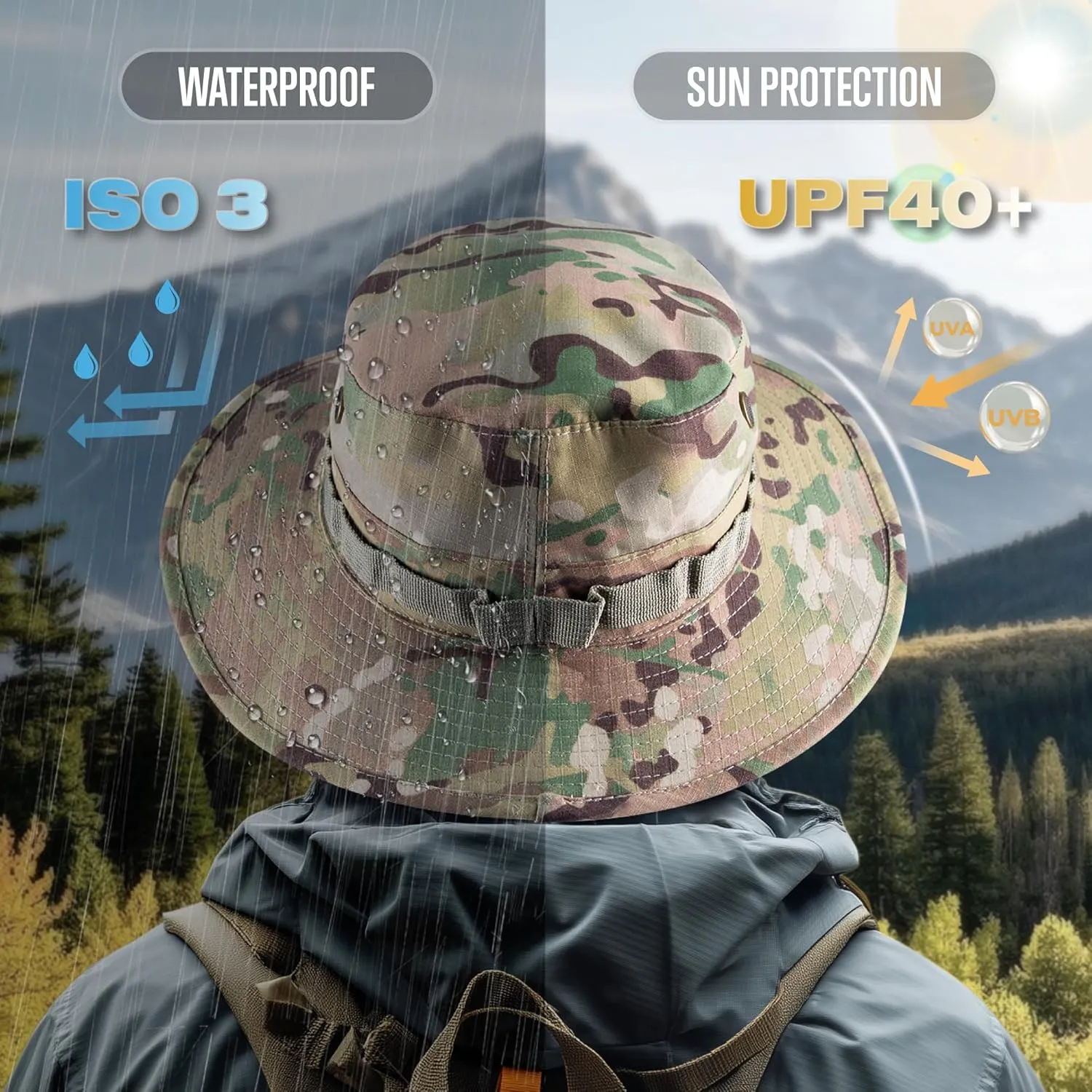 GLORYFIRE Boonie Hat Military Tactical Boonie Hats for Men Women Hunting Fishing Outdoor