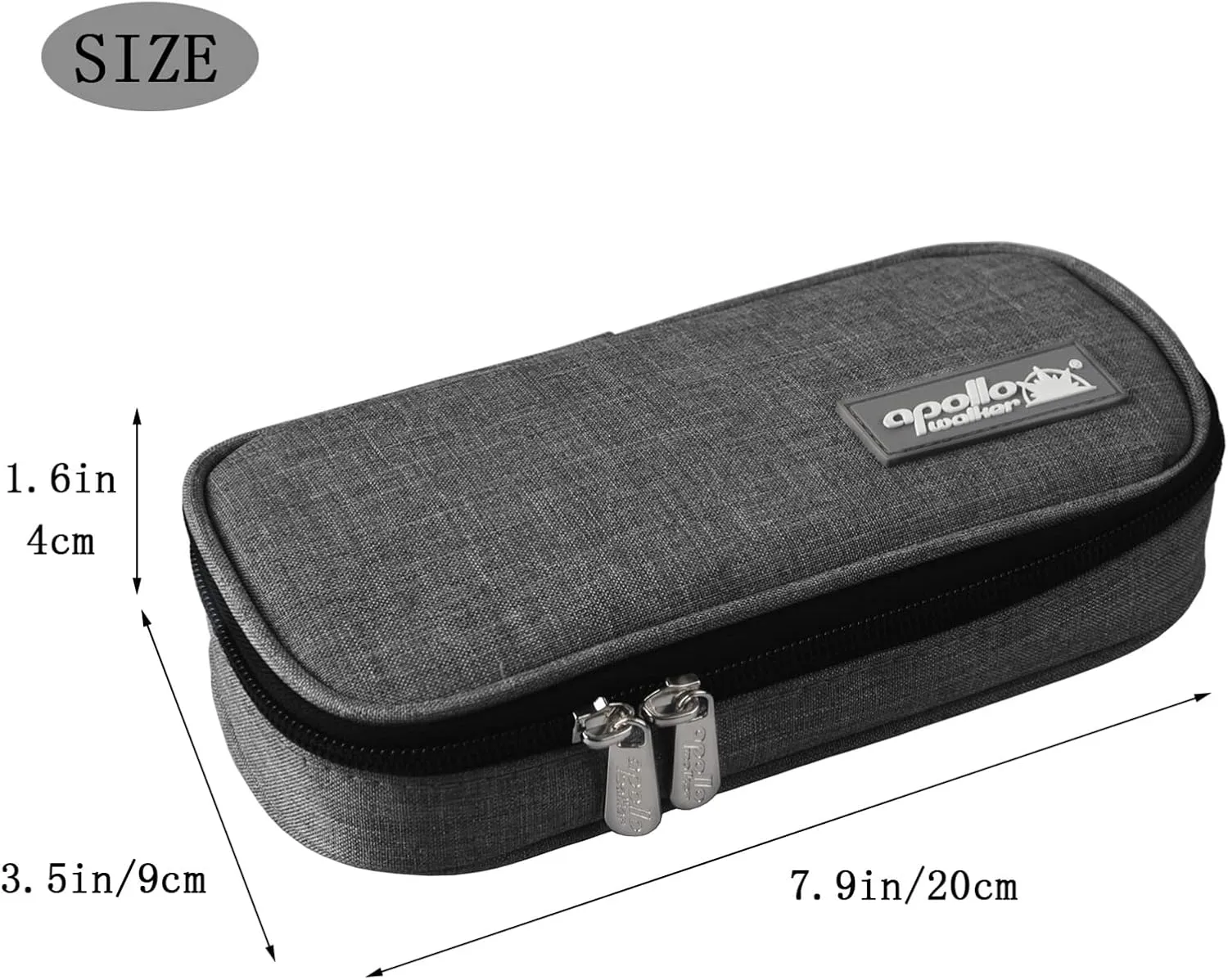 Goldwheat Insulin Cooler Travel Case Diabetic Organizers Medication Cooler Bag with 2 Ice Packs Travel Kits Waterproof and Insulation Liner Grey