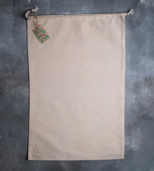 GOTS Organic 5oz Natural Cotton Drawstring Pouch - 500x750mm