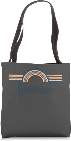 Governor boho Rainbow Design, Cool Matching Governor Team Tote Bag