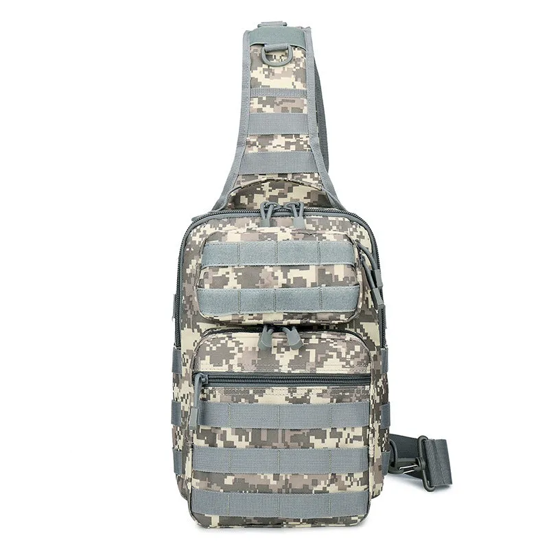 Graceful Versatile Large Camouflage Waterproof Simple Men's Chest Bags