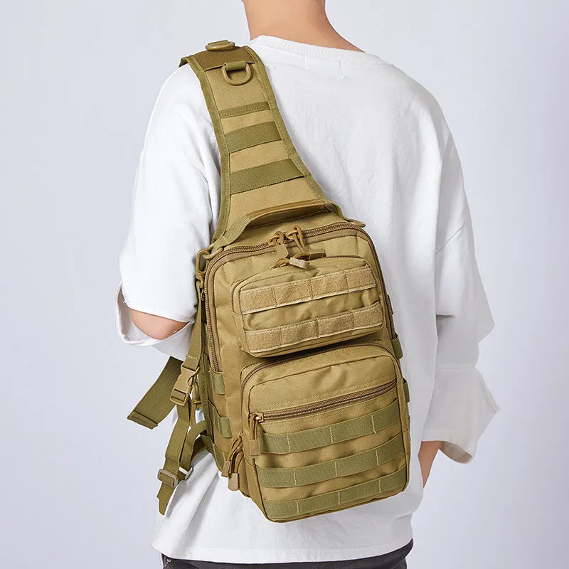 Graceful Versatile Large Camouflage Waterproof Simple Men's Chest Bags