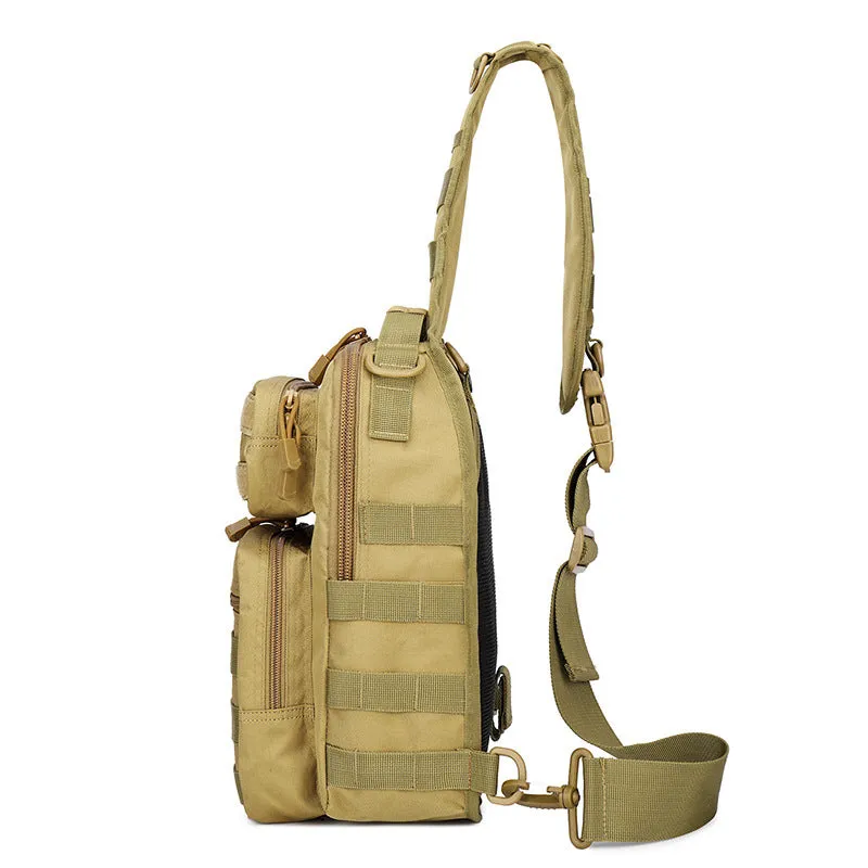 Graceful Versatile Large Camouflage Waterproof Simple Men's Chest Bags