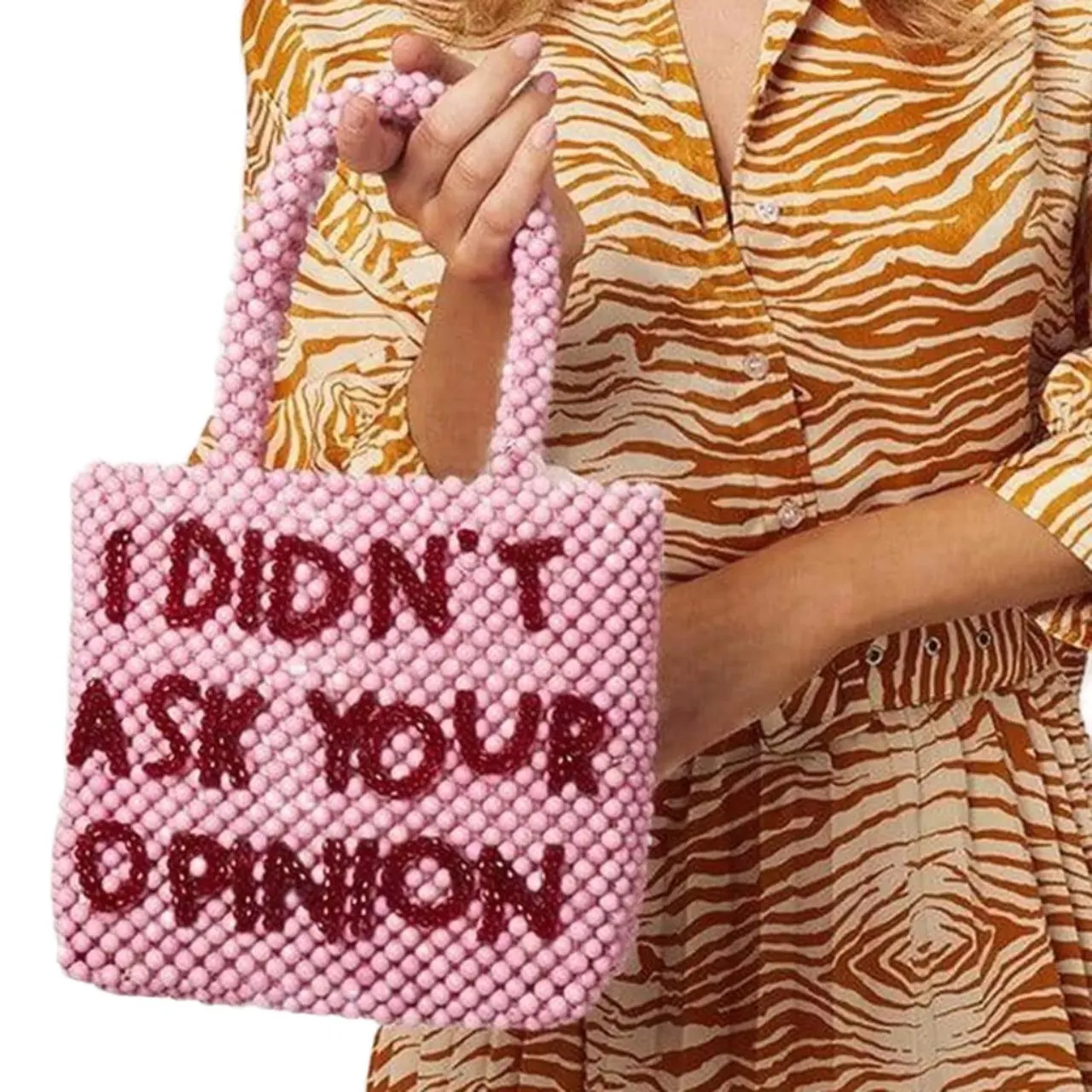 Handmade Plastic Woven Bohemian Tote – Summer Beach Shoulder Bag for Women