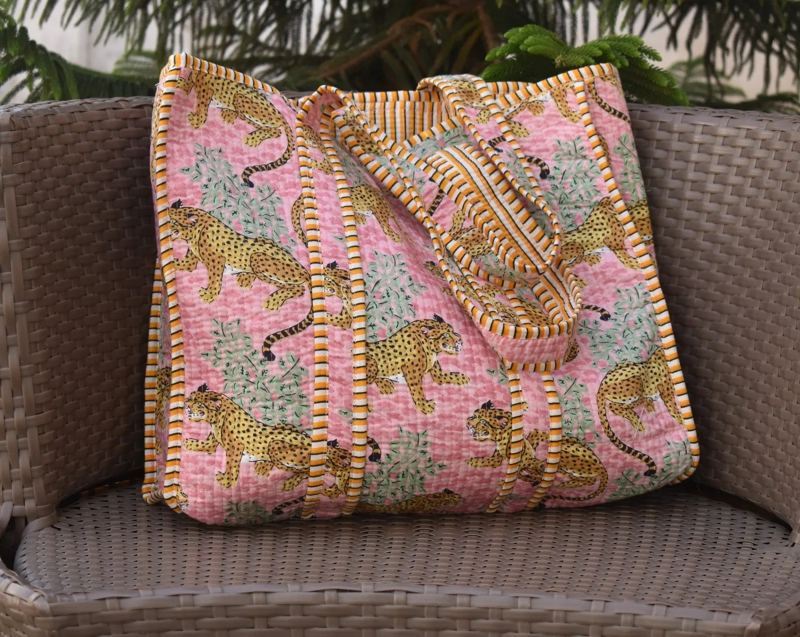 Handmade Quilted Bohemian Tote Bags