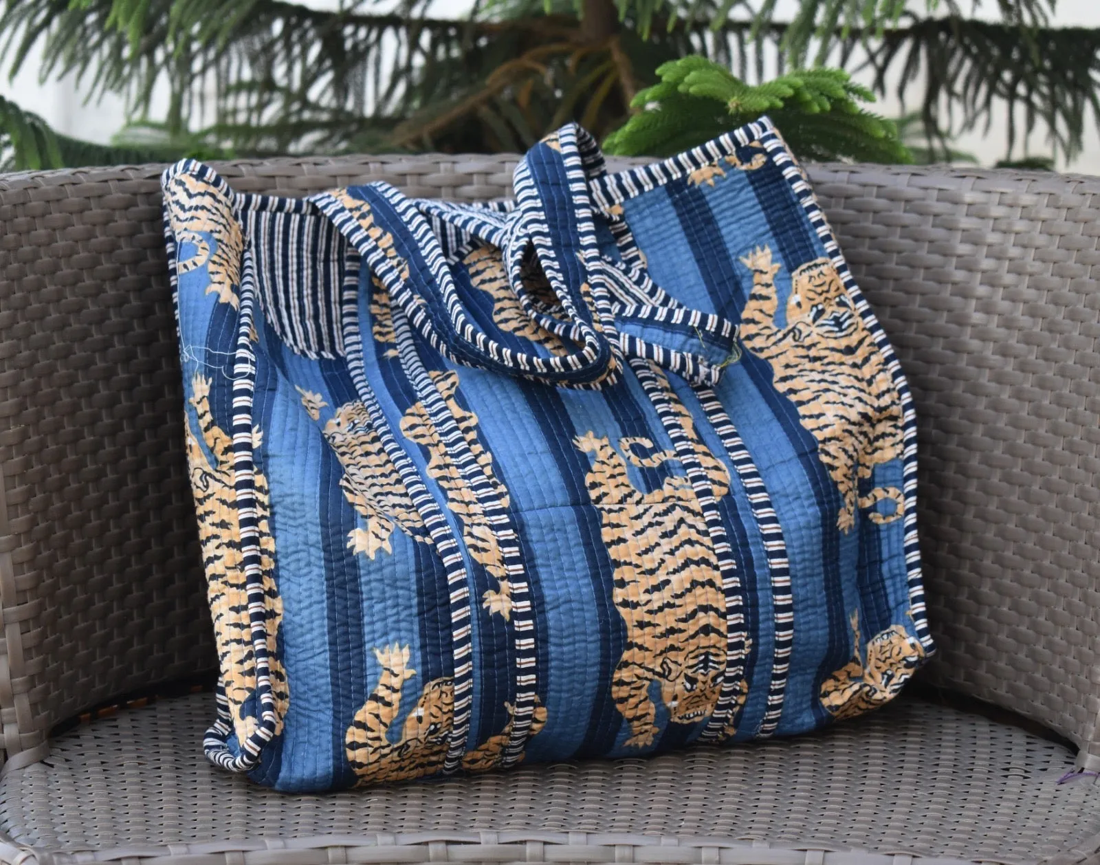 Handmade Quilted Bohemian Tote Bags