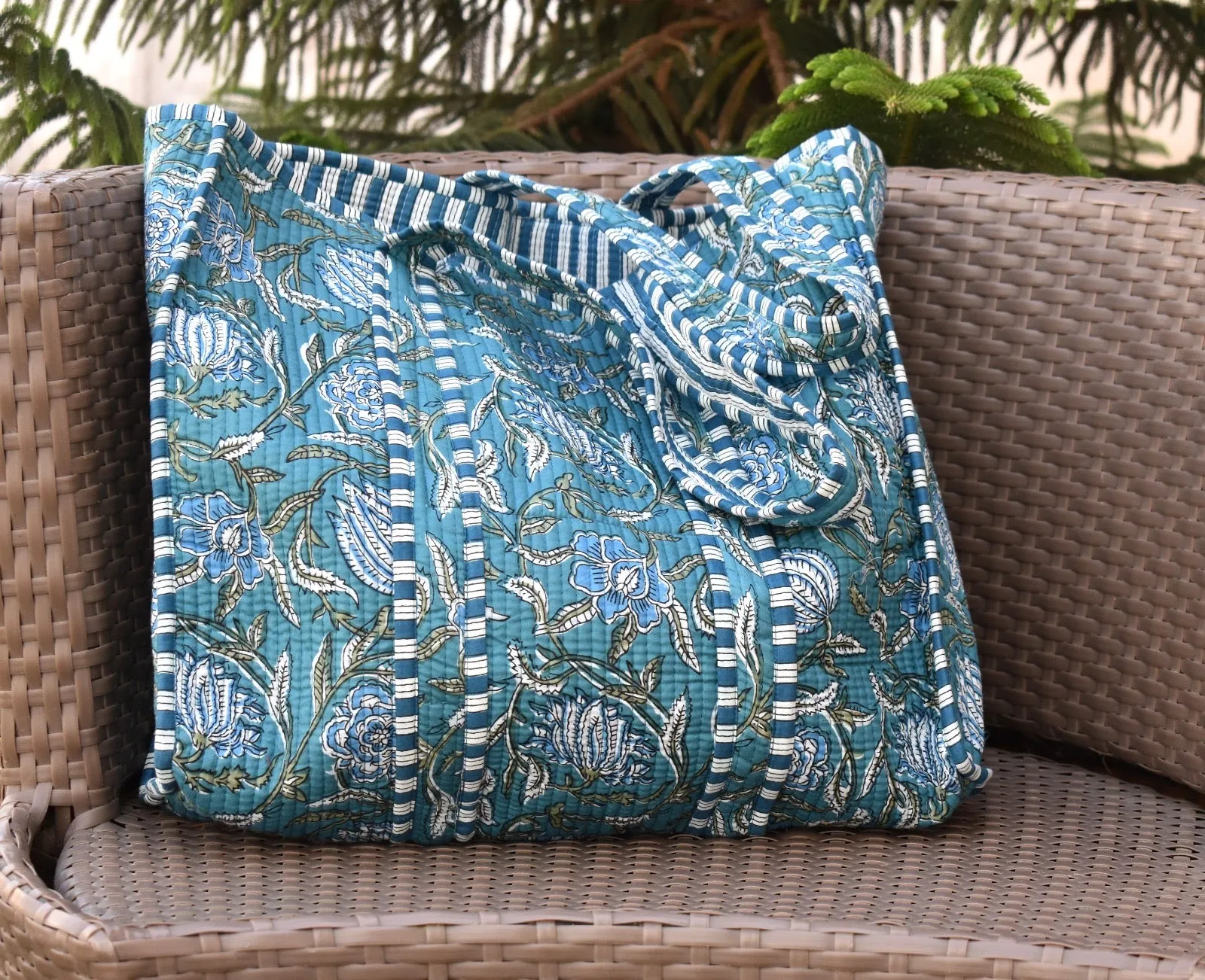Handmade Quilted Bohemian Tote Bags