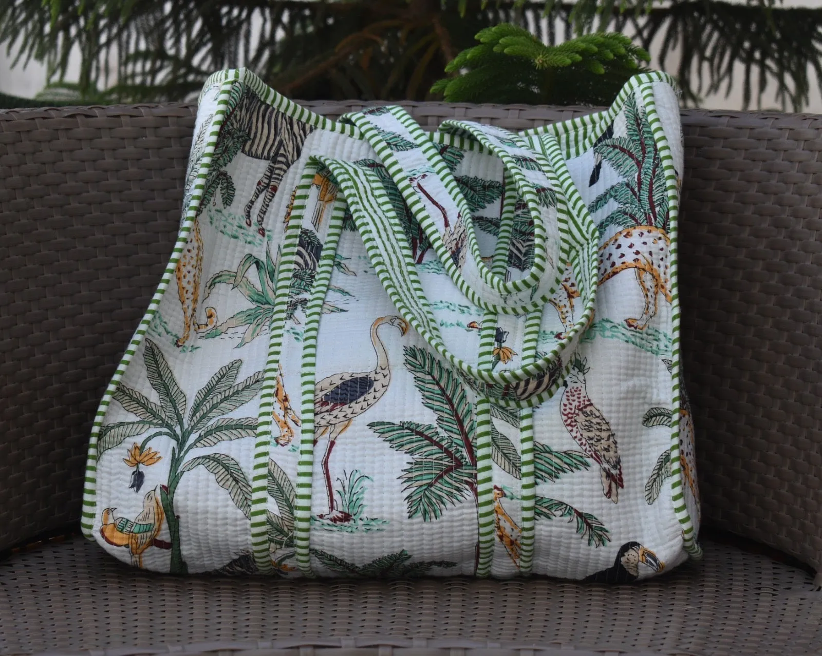 Handmade Quilted Bohemian Tote Bags
