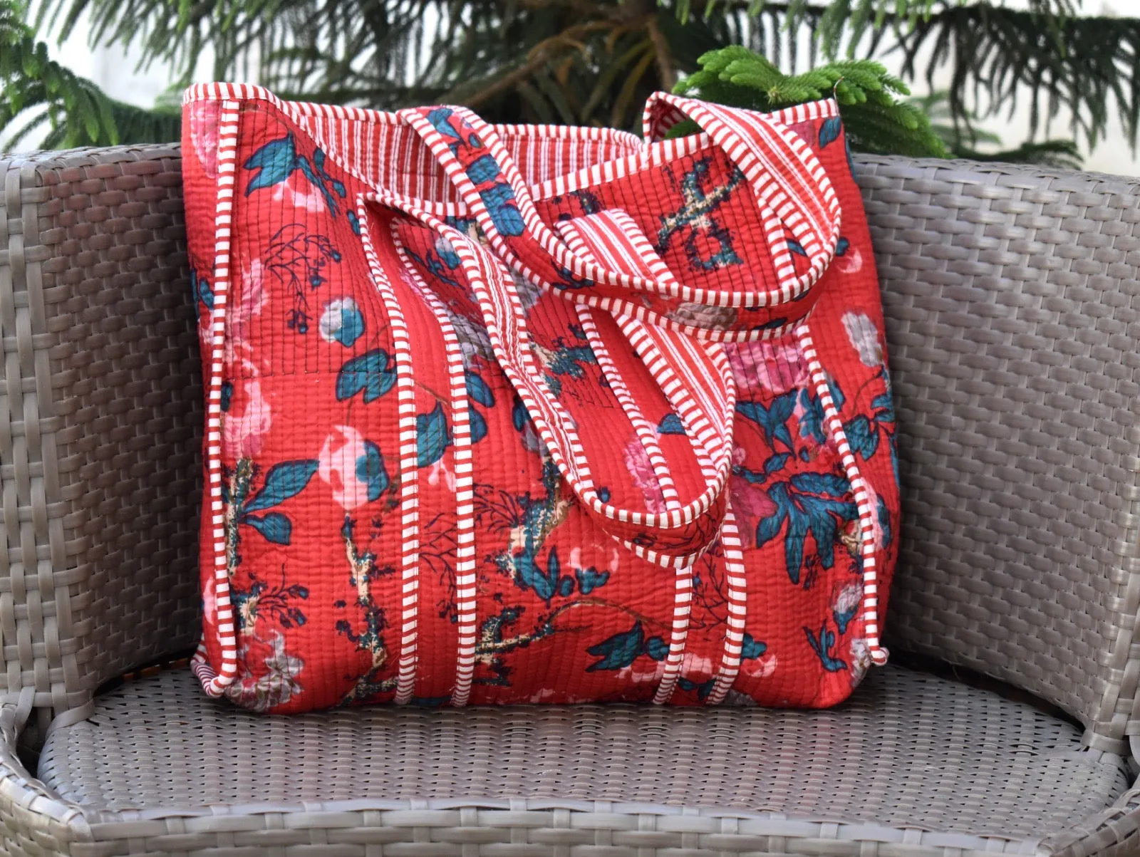 Handmade Quilted Bohemian Tote Bags