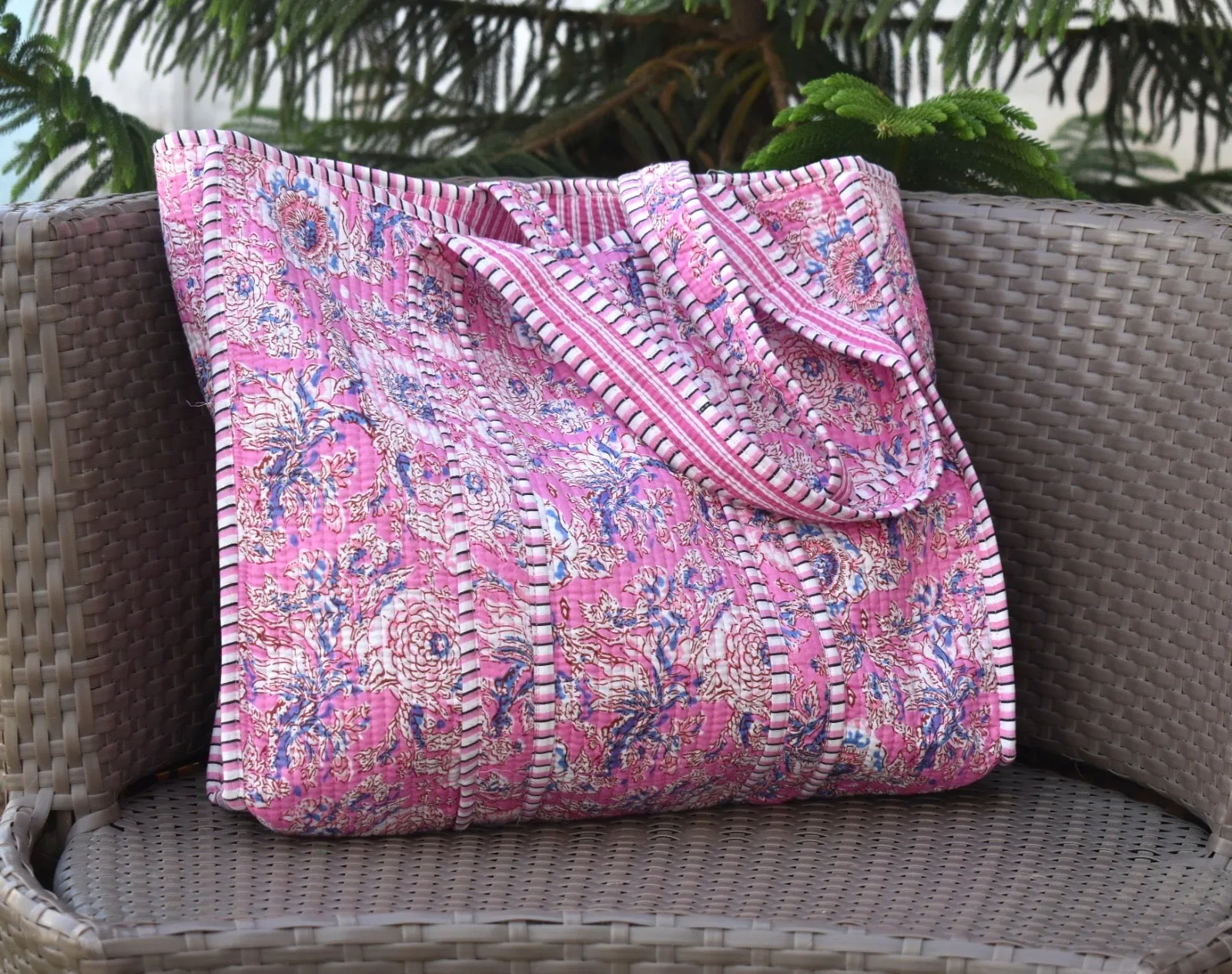 Handmade Quilted Bohemian Tote Bags