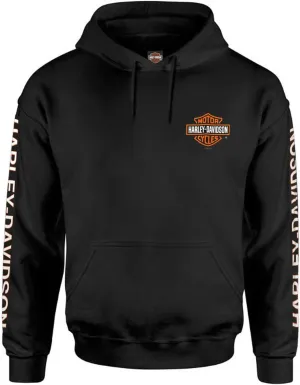 Harley-Davidson Men's Bar & Shield Logo Pullover Hoodie - Black 30297503