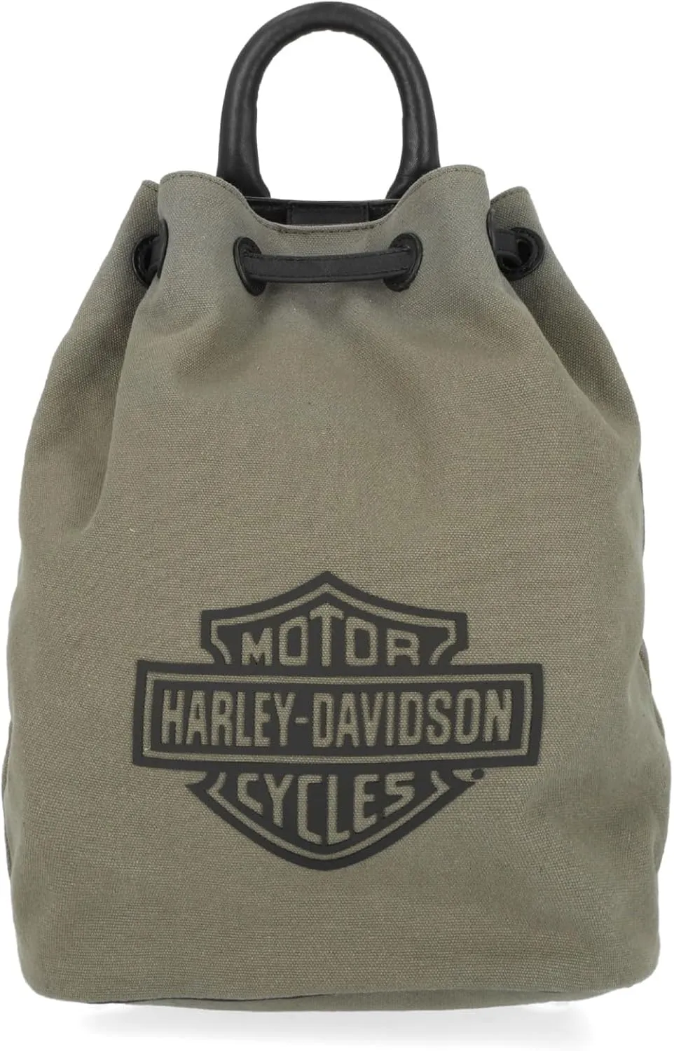 Harley-Davidson Women's Bar & Shield Puffy Classic Codura Drawstring Bag - Green