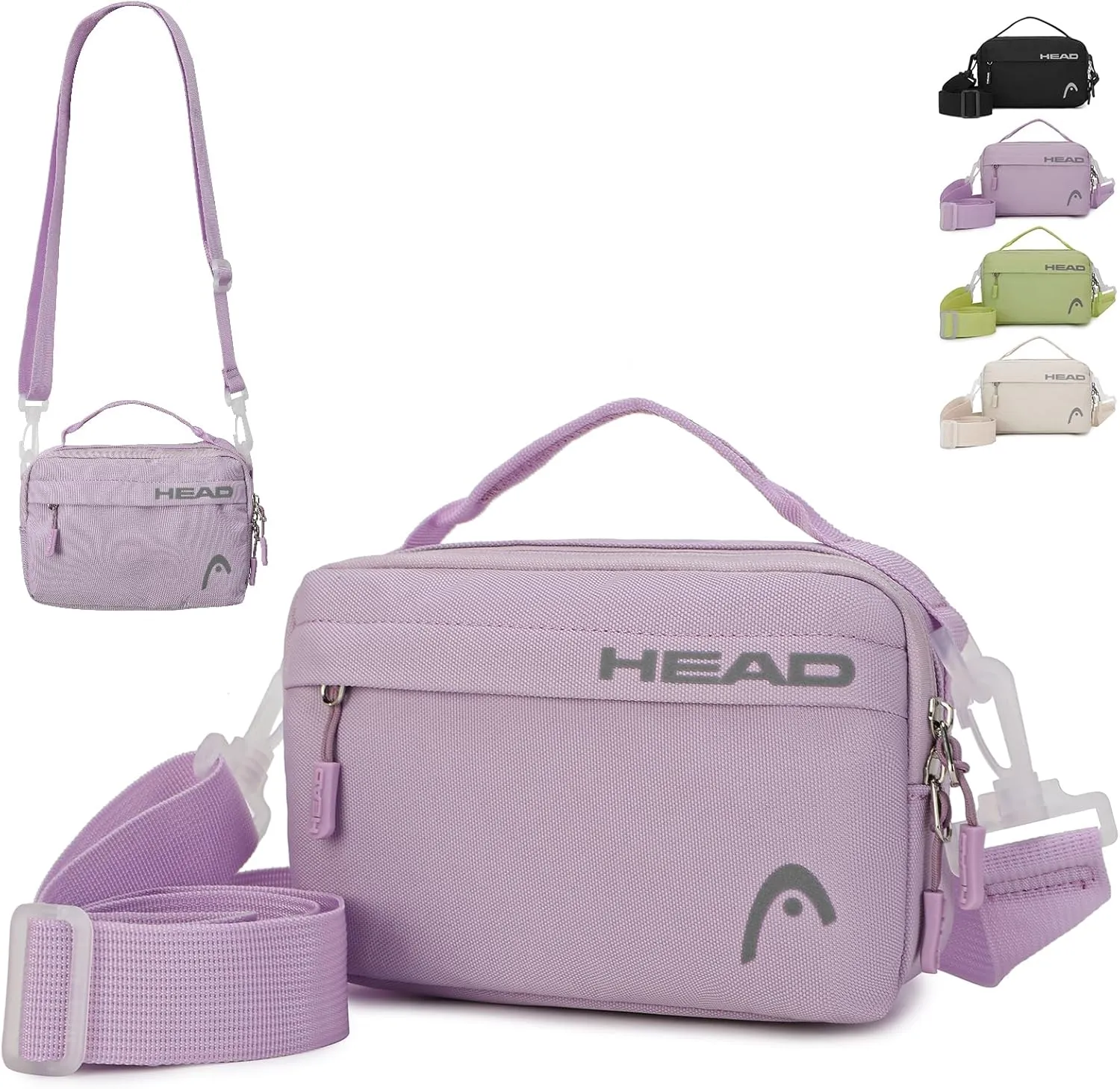 HEAD Small Crossbody Bags for Women Waterproof Shoulder Handbags with Detachable Shoulder Strap, Casual Purses for Women