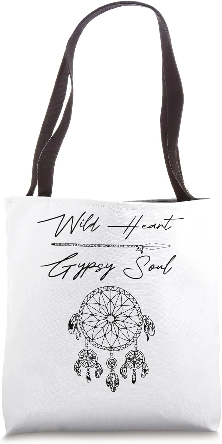 Heart Gypsy Soul | Rock Your Gypsy Soul | Bohemian Tote Bag