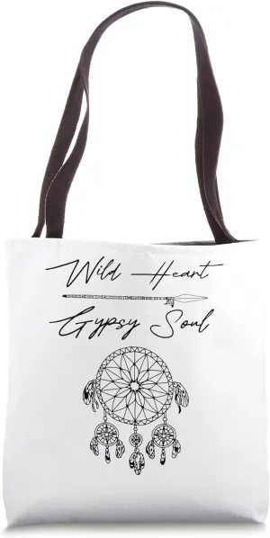 Heart Gypsy Soul | Rock Your Gypsy Soul | Bohemian Tote Bag