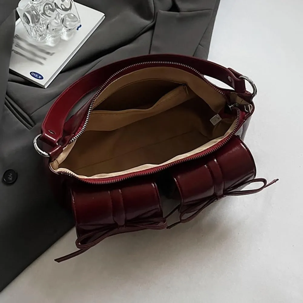 Hobo Bags for Women, Y2k Purse Crescent Shoulder Bag Purse Multi-pocket Crossbody Bag Handbag for Work Travel