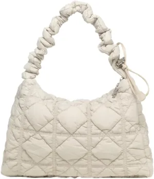 Hobo Crossbody Bags for Women Nylon Underarm Bag Crossbody Purses for Women Trendy Purses for Women 2024 Pleated Shoulder Bag