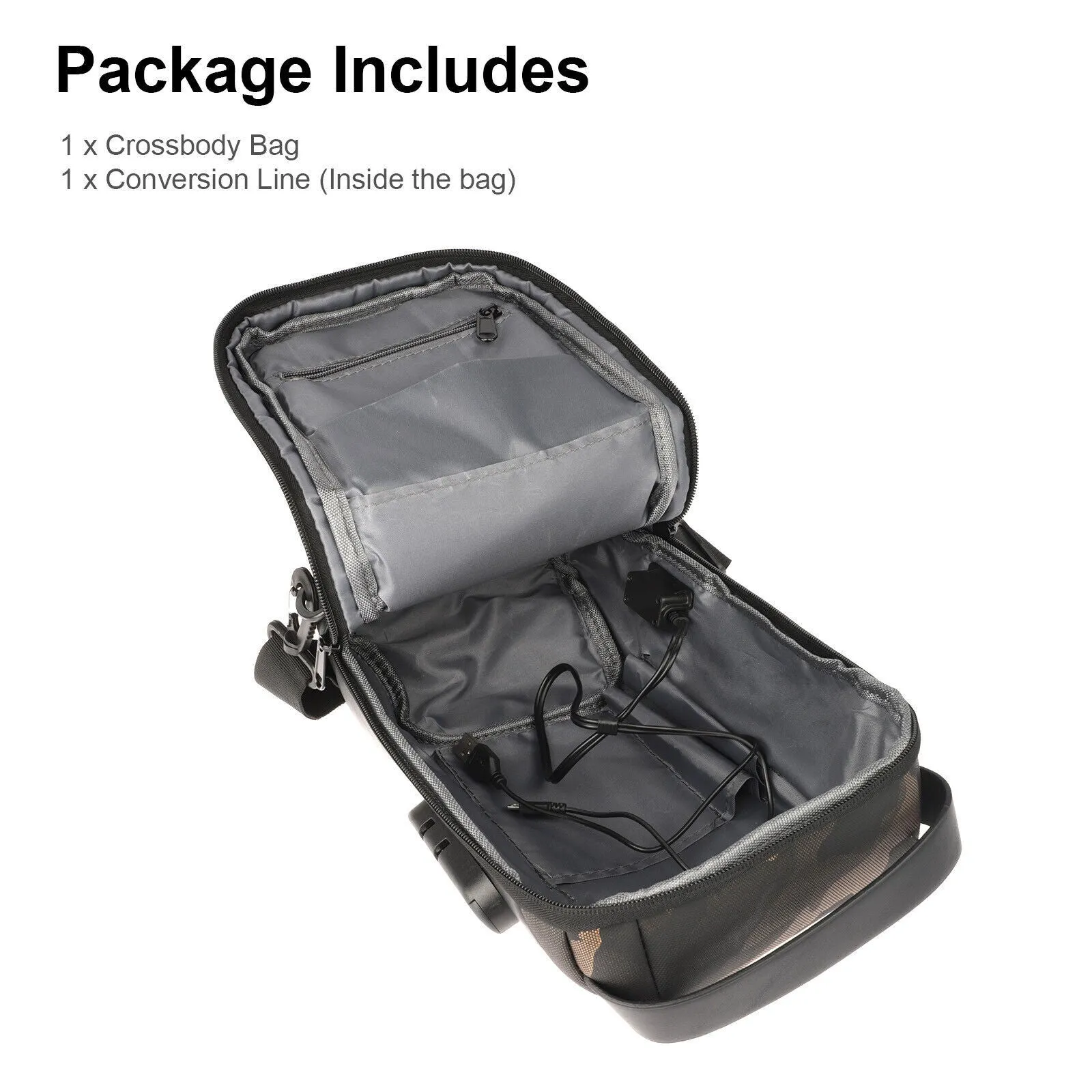 Holiday sale USB Modern Charging for Eureka Timely shipping Living Pack Shoulder
