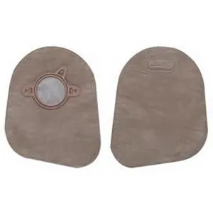 Hollister 18393 New Image 7" Closed Mini-Pouch - Flange 2(1/4)", Red, Beige Opaque, Box of 60