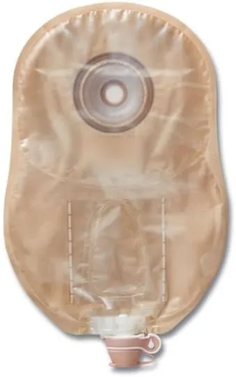 Hollister 84134 CeraPlus Soft Convex 1-Piece 9” Urostomy Pouching System, Cut-to-Fit 1”, Ultra-Clear, 5 Pack, Multiple Built-in Chambers