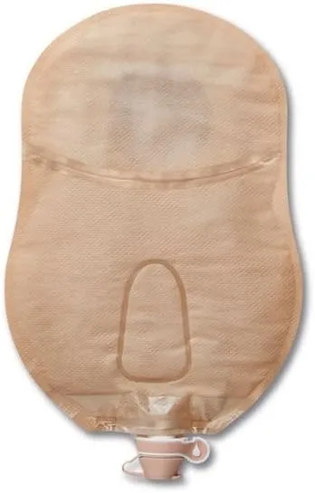 Hollister 84134 CeraPlus Soft Convex 1-Piece 9” Urostomy Pouching System, Cut-to-Fit 1”, Ultra-Clear, 5 Pack, Multiple Built-in Chambers