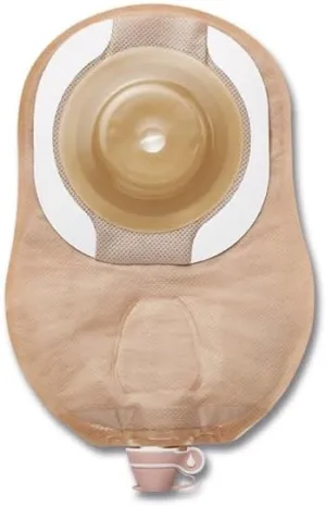 Hollister 84134 CeraPlus Soft Convex 1-Piece 9” Urostomy Pouching System, Cut-to-Fit 1”, Ultra-Clear, 5 Pack, Multiple Built-in Chambers