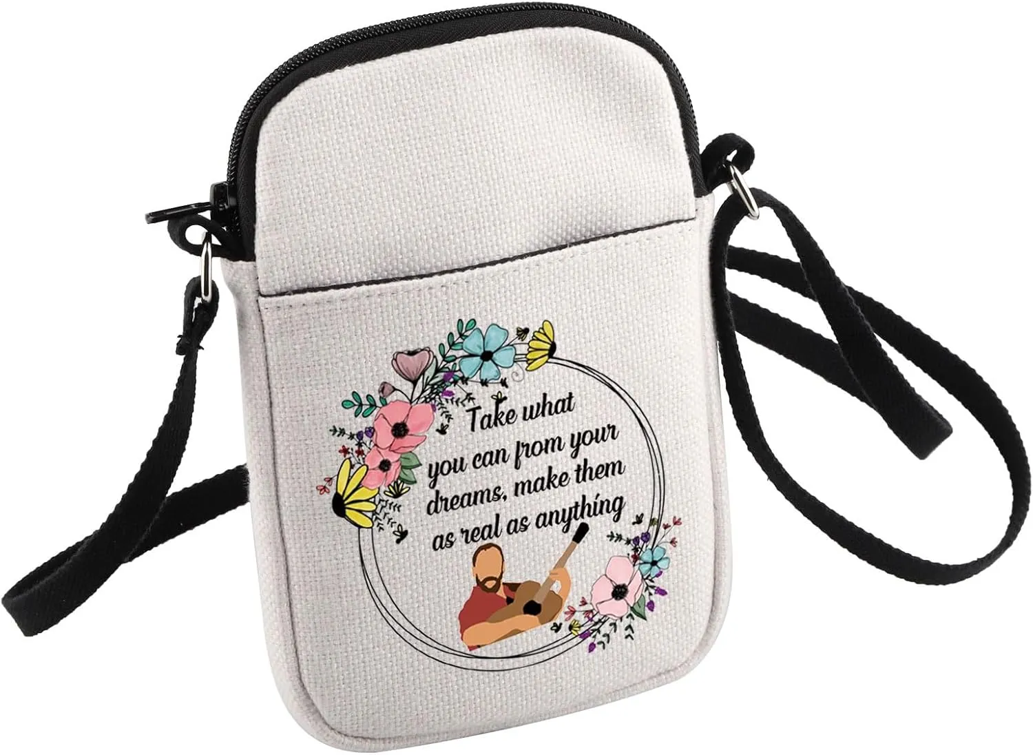 HOLLP Music Band Inspired Crossbody Bag from Your Dreams Small Sling Bag Lyric Inspired Gift