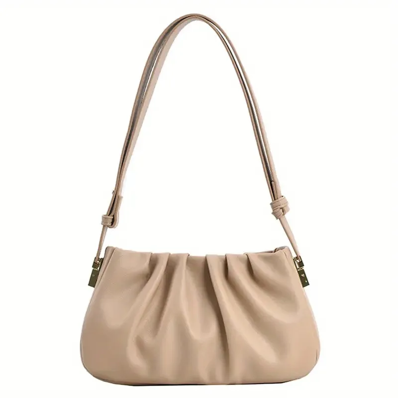 Holly | Stylish Ruched Handbag with Adjustable Handle