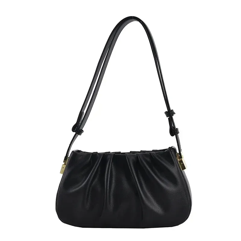 Holly | Stylish Ruched Handbag with Adjustable Handle