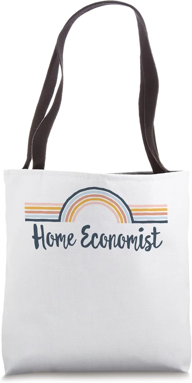 Home Economist boho Rainbow, Cool Matching Home Economist Tote Bag