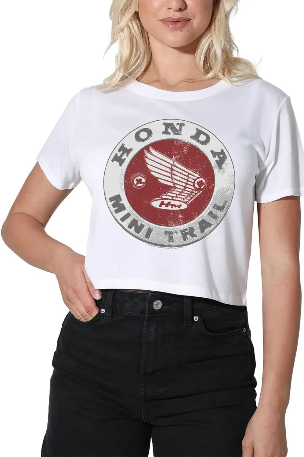 Honda Powersports Women's Crop Top T-Shirt Collection