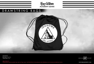 Idahome Jiu Jitsu Academy Drawstring Bags #1185 A
