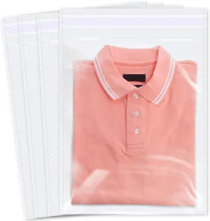 iMailer - 500 Pcs - 12" x 15" Large Cellophane Bags - Resealable Self Sealing Clear Cello Poly Bags for Prints, Photos, Documents, Clothing, T-Shirt