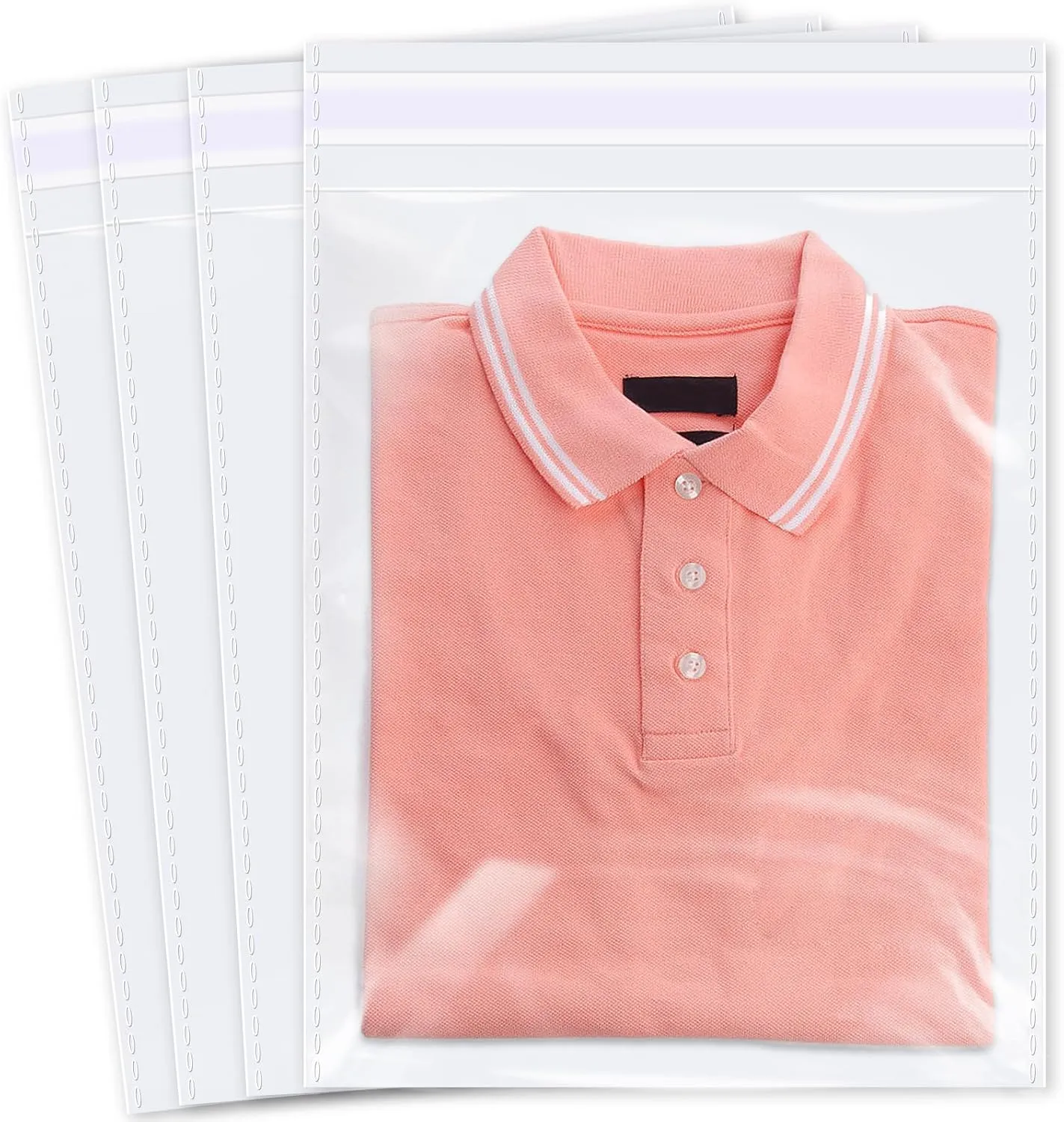 iMailer - 500 Pcs - 12" x 15" Large Cellophane Bags - Resealable Self Sealing Clear Cello Poly Bags for Prints, Photos, Documents, Clothing, T-Shirt