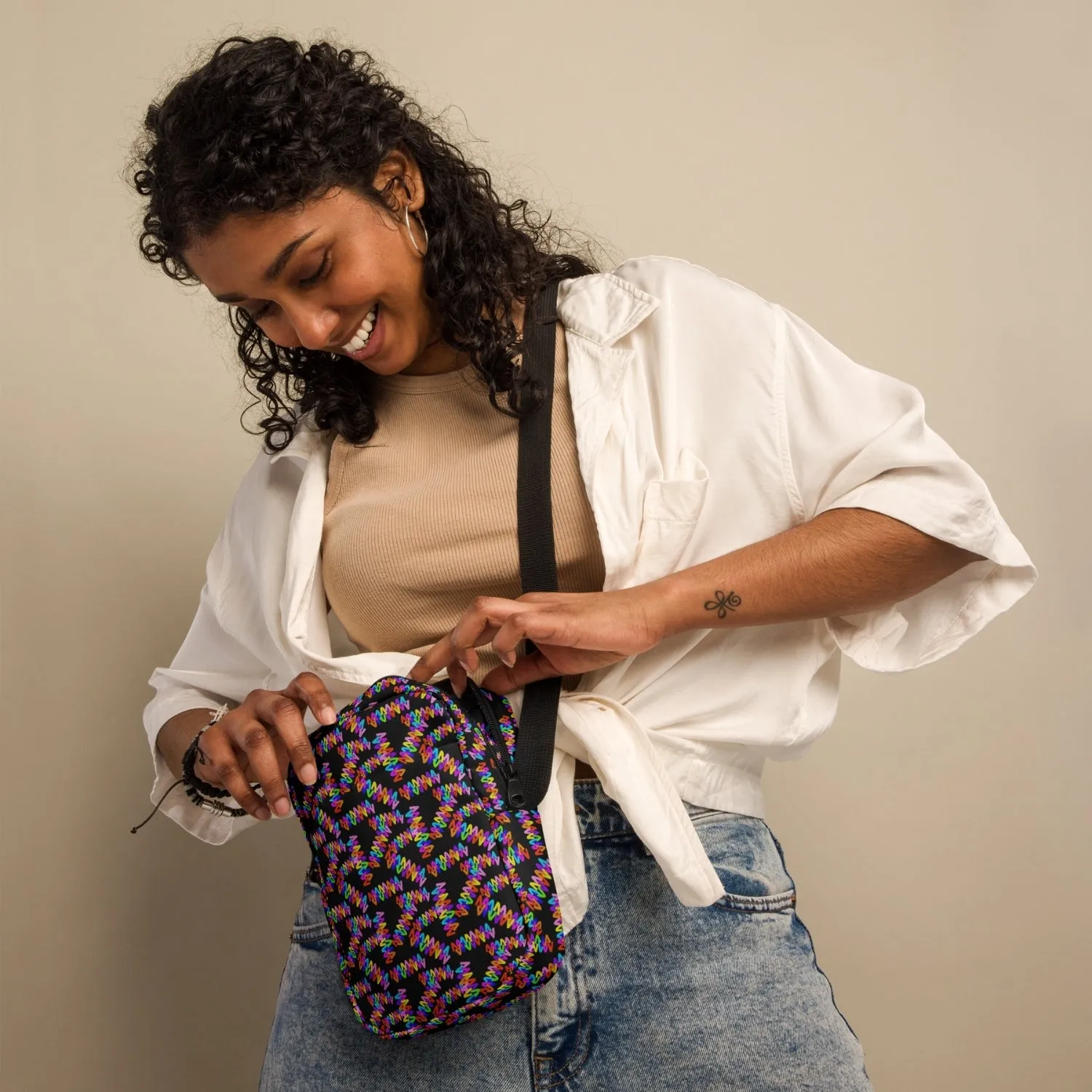 In the Midnight Garden Mini Crossbody Bag