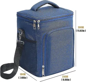 Insulated Lunch Bag For Men Women Work Waterproof Large Cool Bag Messenger Picni